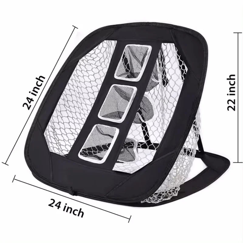 Foldable Golf Chipping Net for Backyard Indoor Portable Target Practice Golf Accuracy Swing Training Aid Pop Up Golf Hitting NetEstaliosFitEstaliosFit183651686;20260421;1776809254yeKlN