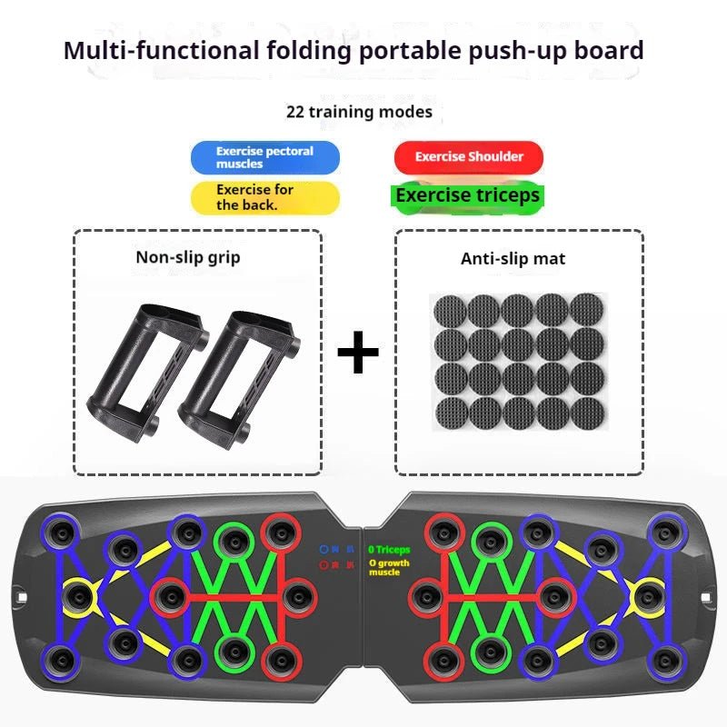 Foldable Push-Up Board – Chest & Core Trainer