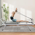 Foldable Pilates Reformer Machine – Adjustable Resistance