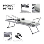 Foldable Pilates Reformer Machine with Adjustable Resistance and WheelsEstaliosFitEstaliosFit184447863;2026057;1778179963DNF5r