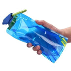 Foldable Water Bottles Flexible Reusable Travel Water Bottle Plastic Water Pouch Soft Flask Water Bag With Carabiner ClipEstaliosFitEstaliosFit183652340;20260421;1776809389fcSl2