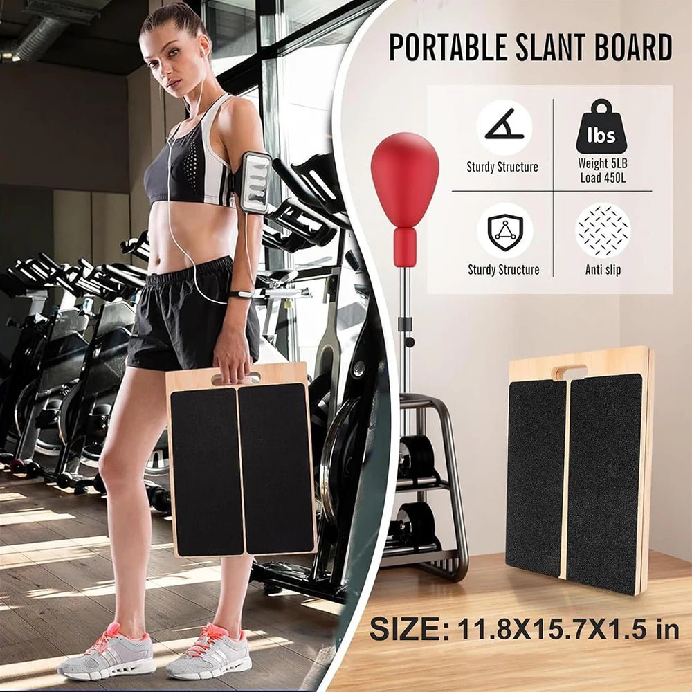 Foldable Wooden Incline Board Adjustable Calf Ankle Stretcher Plyometric Home Stretching Balance Training Fitness EquipmentEstaliosFitEstaliosFit184081790;20260429;1777457508QhkG8