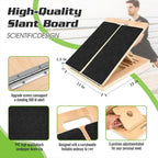 Foldable Wooden Incline Board Adjustable Calf Ankle Stretcher Plyometric Home Stretching Balance Training Fitness EquipmentEstaliosFitEstaliosFit184081790;20260429;1777457508QhkG8