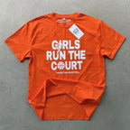 Girls Run The Court - T-Shirt - OrangeBigger Than BasketballEstaliosFitsku-50786038776105