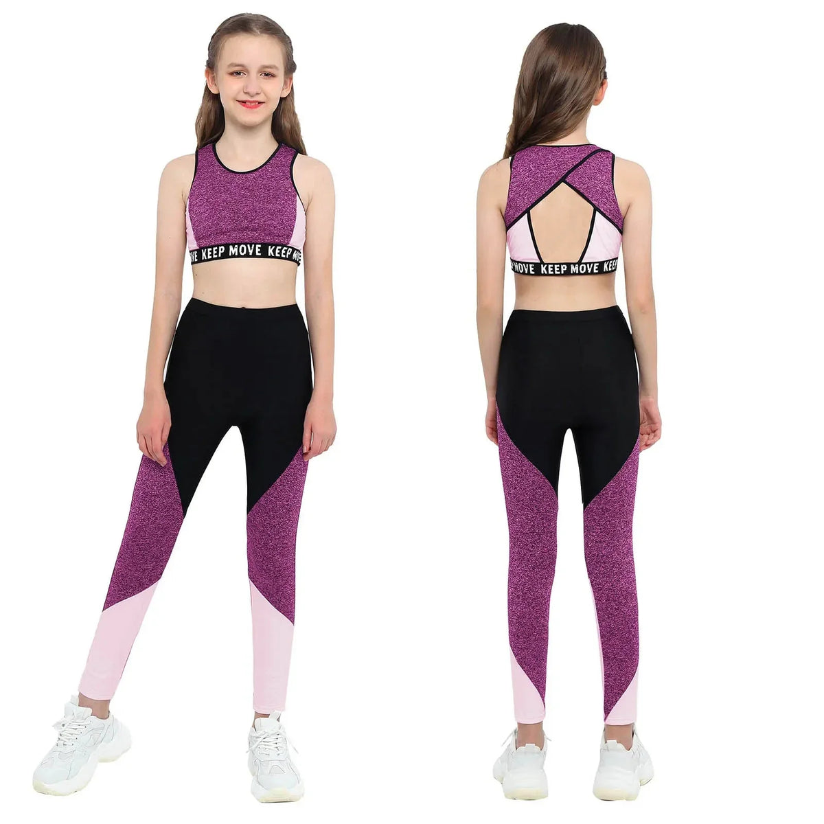 Girls Sportswear Workout Set with Tank Top and LeggingsEstaliosFitEstaliosFit184217976;2026052;1777703541YKTRW