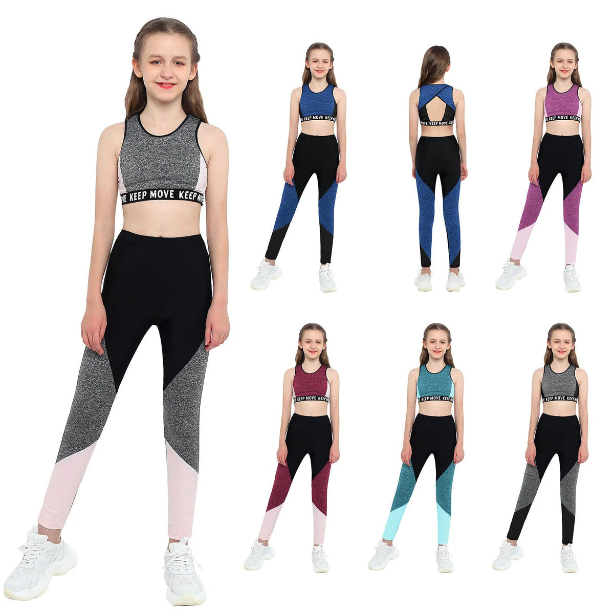 Girls Sportswear Workout Set with Tank Top and LeggingsEstaliosFitEstaliosFit184217969;2026052;1777703541wqHfC
