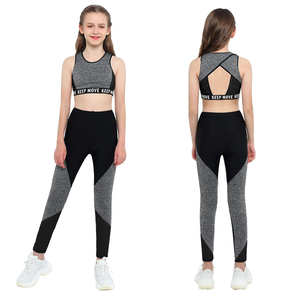 Girls Sportswear Workout Set with Tank Top and LeggingsEstaliosFitEstaliosFit184217955;2026052;1777703541nUaso