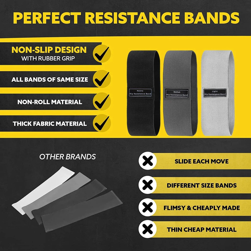Glute Thigh Elastic Workout Bands Fabric Resistance Hip Booty Bands Squat Circle Stretch Fitness Strips Loops Yoga Gym EquipmentEstaliosFitEstaliosFit184448031;2026057;1778180110lsaX7