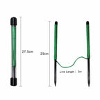 Golf Alignment Sticks Golf Putting Trainer Glass Fiber Rope Durable Practice Training Aids Direction Pegs Golf AccessoriesEstaliosFitEstaliosFit183651687;20260421;1776809255mlgNx