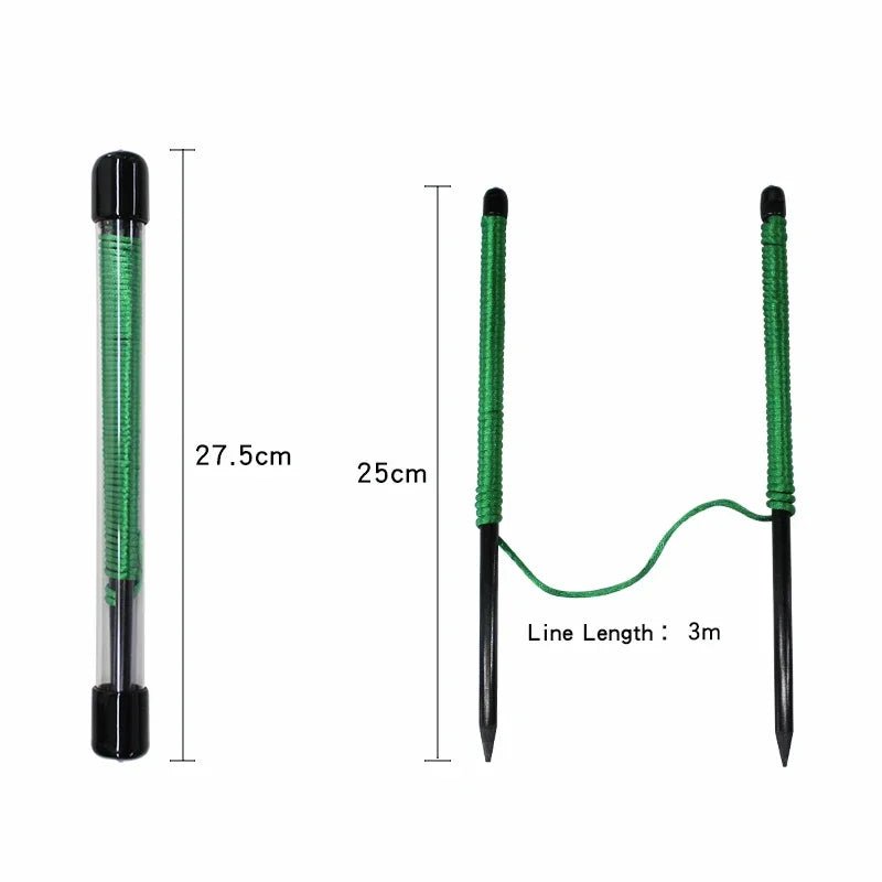Golf Alignment Sticks Golf Putting Trainer Glass Fiber Rope Durable Practice Training Aids Direction Pegs Golf AccessoriesEstaliosFitEstaliosFit183651687;20260421;1776809255mlgNx