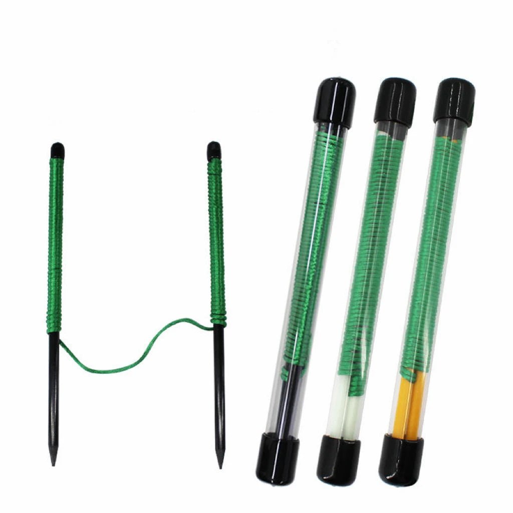 Golf Alignment Sticks Golf Putting Trainer Glass Fiber Rope Durable Practice Training Aids Direction Pegs Golf AccessoriesEstaliosFitEstaliosFit183651687;20260421;1776809255mlgNx