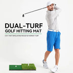 Golf Hitting Mat Artificial Turf Golf Practice Mat with Tee Hole Portable for Training Swing & Chipping in Backyard, Garage, BasEstaliosFitEstaliosFit183651629;20260421;1776809252YPLxZ