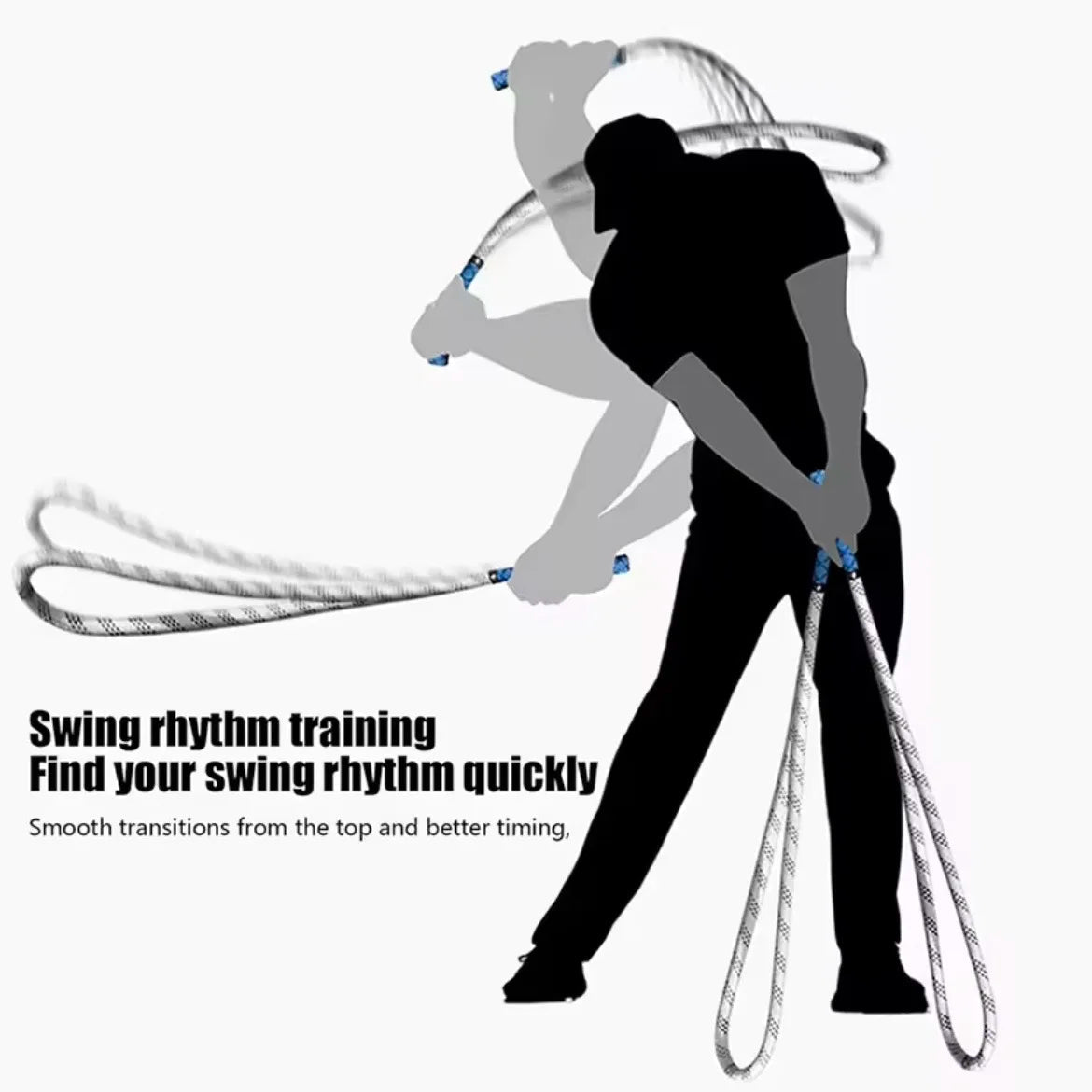 Golf Swing Aids Golf Training Aid Trainer Portable for Birthday Gifts Golf Club Swing Practice Rope for Golfer Lovers BeginnersEstaliosFitEstaliosFit183651742;20260421;1776809327h8i8Z