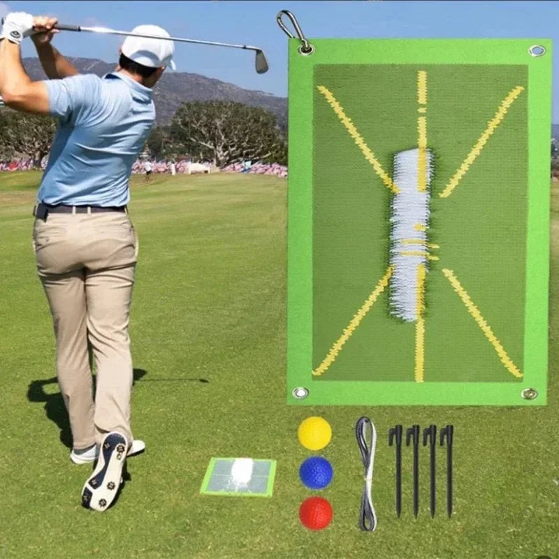Golf Training Beginners Accessories for Swing Detection Batting Ball Directional Path Pads Practice Pads Tool Training Aids MatEstaliosFitEstaliosFit183651795;20260421;1776809333JwKLD