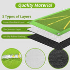 Golf Training Mat for Swing Detection Batting Path Feedback Practice Hitting Mats Golf Training Aids Equipment Outdoor IndoorEstaliosFitEstaliosFit183651632;20260421;17768092520n6CJ