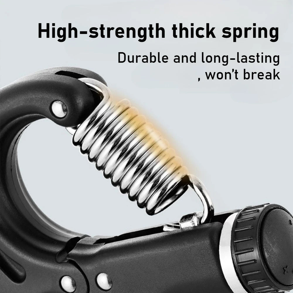Grip Strength Trainer Forearm Strengthener Hand Squeezer Adjustable Resistance Hand Grip Strengthener for Muscle Building.