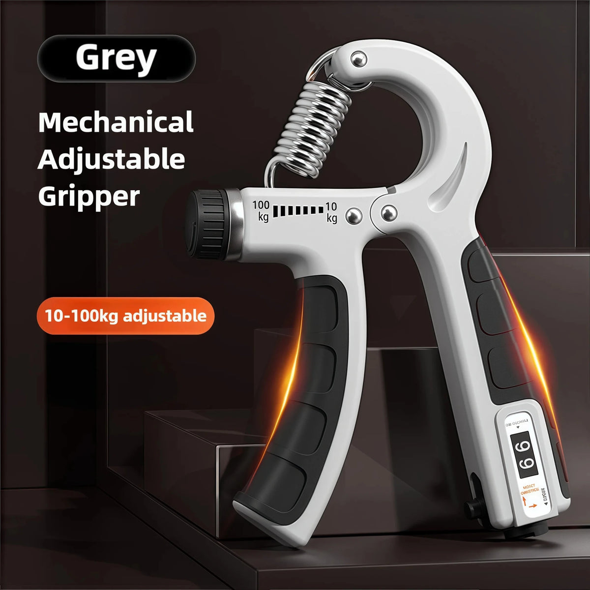 Grip Strength Trainer Forearm Strengthener Hand Squeezer Adjustable Resistance Hand Grip Strengthener for Muscle Building.