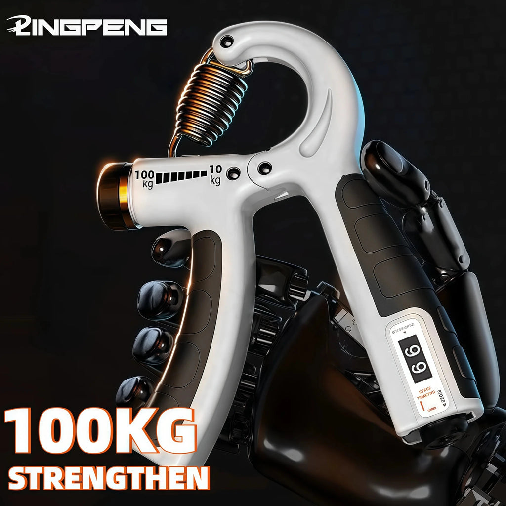 Grip Strength Trainer Forearm Strengthener Hand Squeezer Adjustable Resistance Hand Grip Strengthener for Muscle Building.