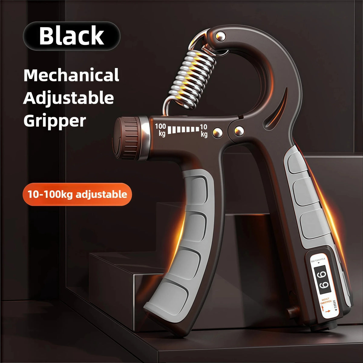 Grip Strength Trainer Forearm Strengthener Hand Squeezer Adjustable Resistance Hand Grip Strengthener for Muscle Building.