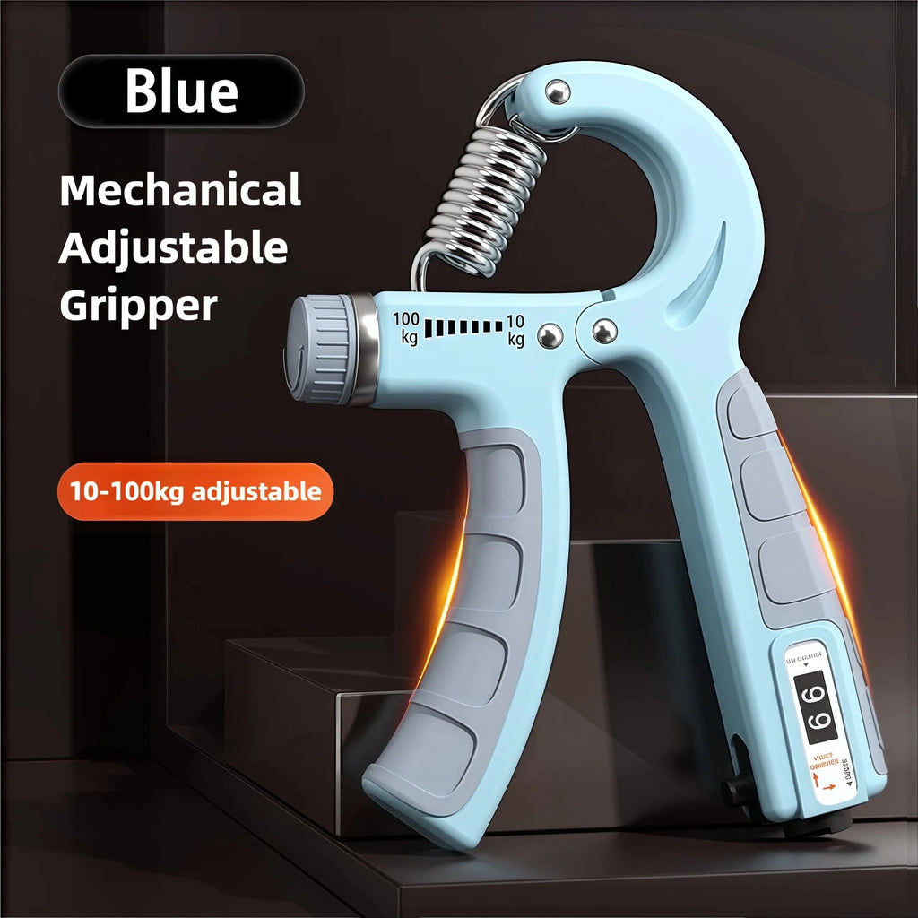 Grip Strength Trainer Forearm Strengthener Hand Squeezer Adjustable Resistance Hand Grip Strengthener for Muscle Building.