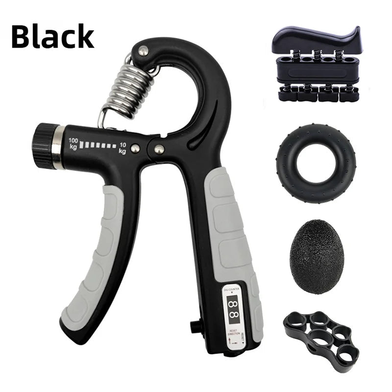 Grip Strength Trainer Forearm Strengthener Hand Squeezer Adjustable Resistance Hand Grip Strengthener for Muscle Building.