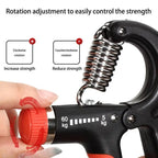 Grip Strength Trainer Hand Exerciser Adjustable Resistance Finger Strengthener Hand Grip Trainer With Counter And For Athletes.