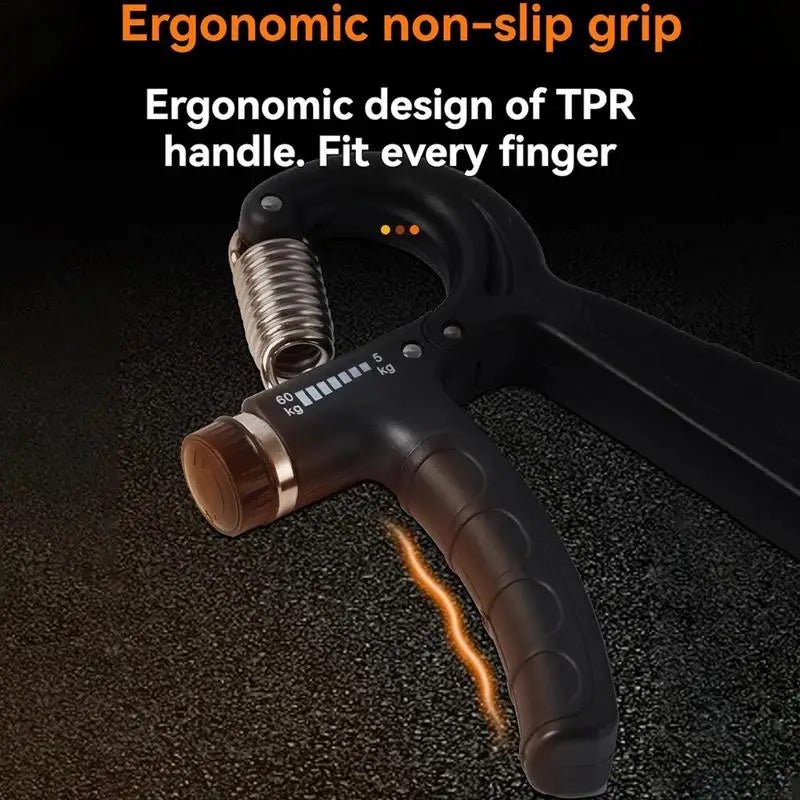 Grip Strength Trainer Hand Exerciser Adjustable Resistance Finger Strengthener Hand Grip Trainer With Counter And For Athletes.