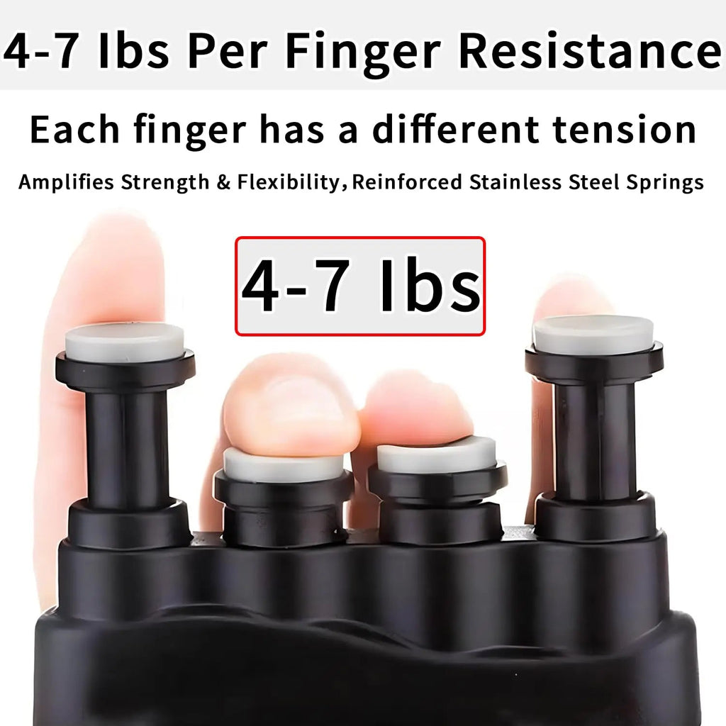 Guitar Hand Grip Finger Exerciser Strengthener Power Trainers Medium Tension Home Fitness Equipment Piano Entry Finger Exerciser.