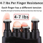Guitar Hand Grip Finger Exerciser Strengthener Power Trainers Medium Tension Home Fitness Equipment Piano Entry Finger Exerciser.