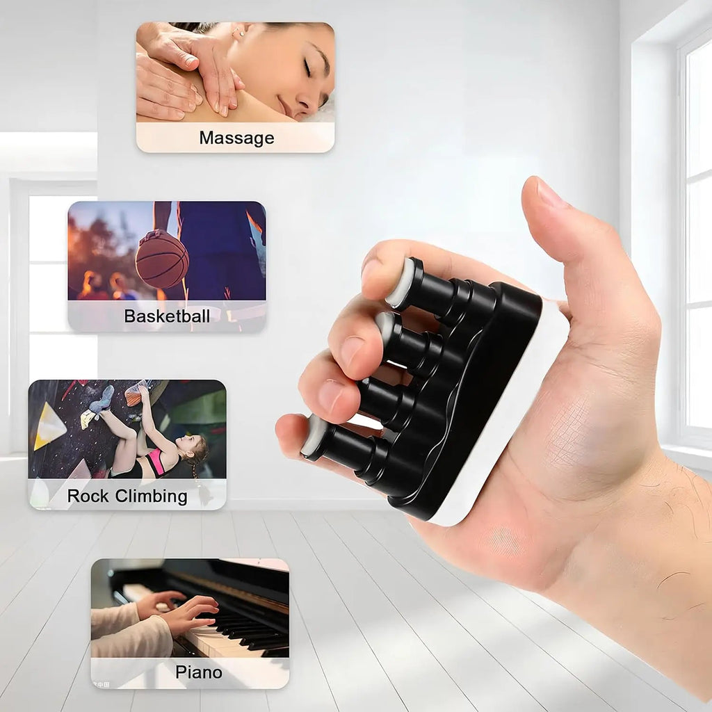 Guitar Hand Grip Finger Exerciser Strengthener Power Trainers Medium Tension Home Fitness Equipment Piano Entry Finger Exerciser.
