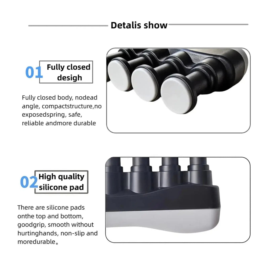 Guitar Hand Grip Finger Exerciser Strengthener Power Trainers Medium Tension Home Fitness Equipment Piano Entry Finger Exerciser.