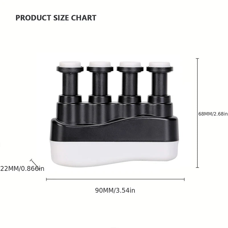 Guitar Hand Grip Finger Exerciser Strengthener Power Trainers Medium Tension Home Fitness Equipment Piano Entry Finger Exerciser.