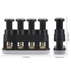 Hand Finger Exerciser Hand Grip Strengthener 4-Tension Adjustable Ergonomic Silicone Finger Trainer for Arthritis Therapy.