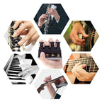 Hand Finger Exerciser Hand Grip Strengthener 4-Tension Adjustable Ergonomic Silicone Finger Trainer for Arthritis Therapy.