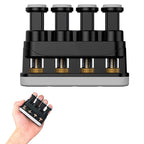 Hand Finger Exerciser Hand Grip Strengthener 4-Tension Adjustable Ergonomic Silicone Finger Trainer for Arthritis Therapy.