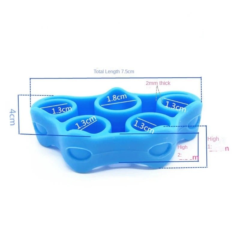 Hand Gripper Silicone Finger Expander Exercise Hand Grip Wrist Strength Trainer Finger Exerciser Resistance Bands Fitness.