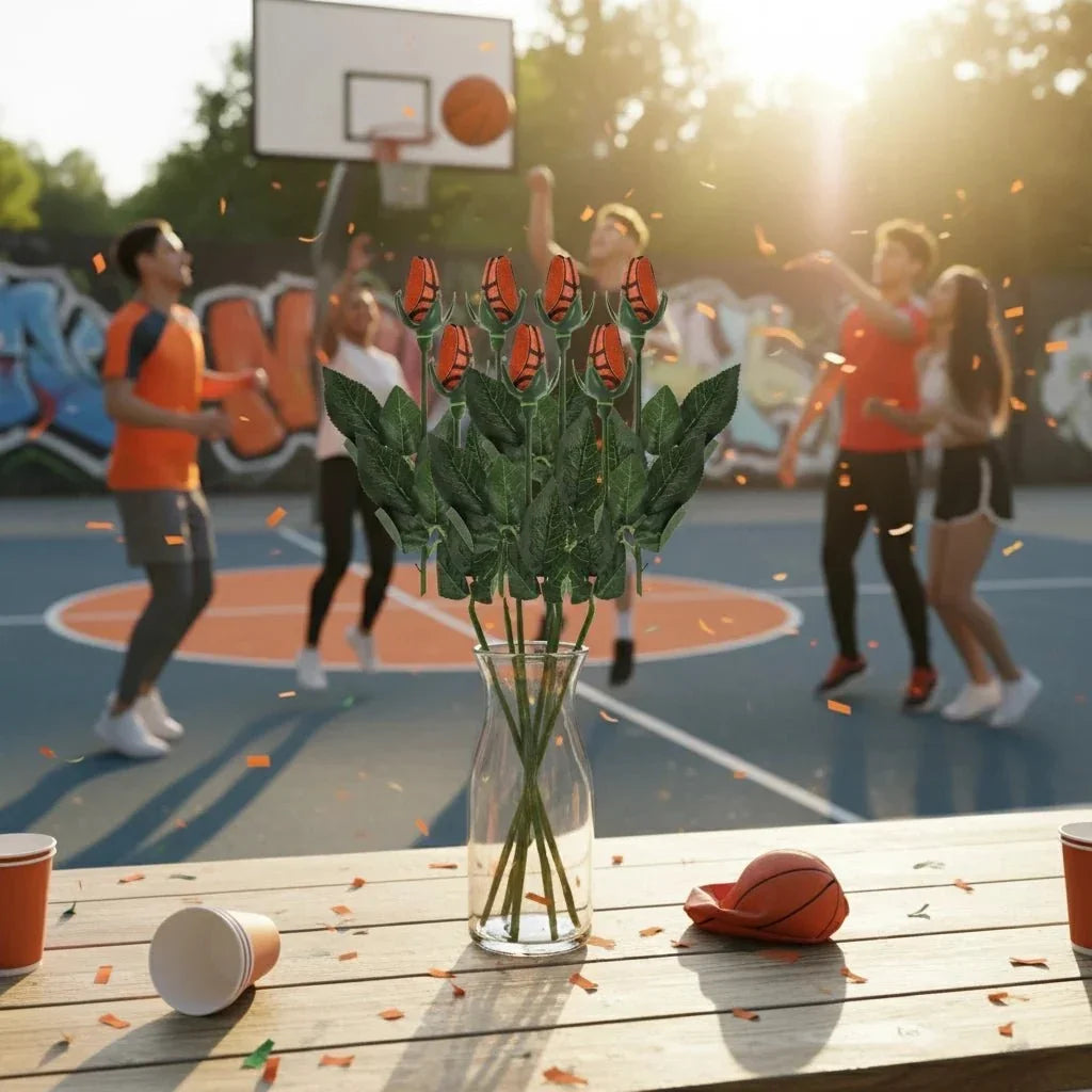 Handmade Leather Softball Rose Artificial Flower Gift SetEstaliosFitEstaliosFit184218404;2026052;1777703628OQzQw