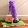 Handwoven cotton Floor Yoga Meditation Prayer RugDC - OMSutraEstaliosFitDC-363573Yoga