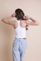 High – Neck Brami Top – Racerback