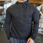 High Quality Nylon Sport Coat Mens Gym Fitness Hoodies Outdoor Workout Tops Hooded Training Running Zipped Jacket ClothesEstaliosFitEstaliosFit184449789;2026057;17781804086iYSj