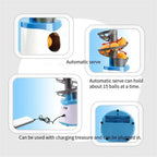 High Quality Portable Table Tennis Ball Pitcher Dual Power Supply Version Ping Pong Ball Robot Pitching Machine For TrainersEstaliosFitEstaliosFit183651916;20260421;17768093492NfB7