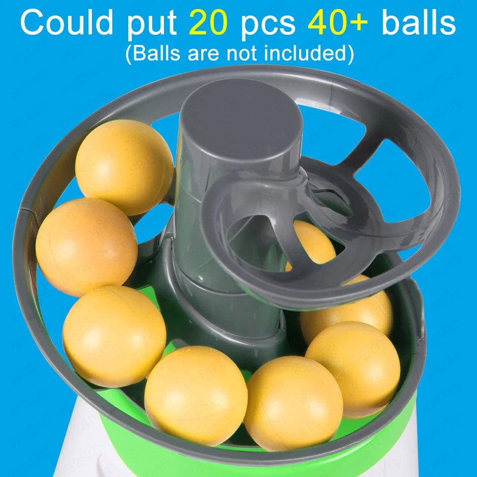 High Quality Portable Table Tennis Ball Pitcher Dual Power Supply Version Ping Pong Ball Robot Pitching Machine For TrainersEstaliosFitEstaliosFit183651916;20260421;17768093492NfB7