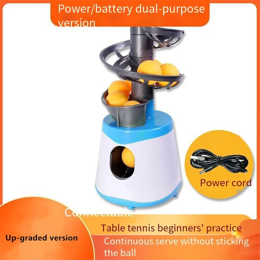 High Quality Portable Table Tennis Ball Pitcher Dual Power Supply Version Ping Pong Ball Robot Pitching Machine For TrainersEstaliosFitEstaliosFit183651917;20260421;1776809349jIhlq