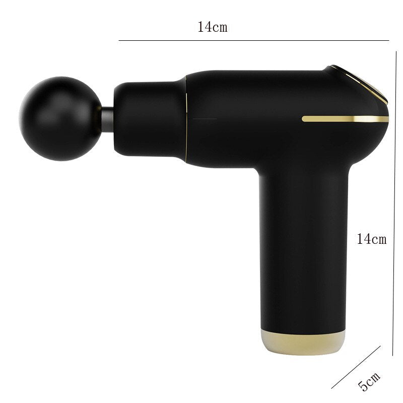 Hot Compress Percussion Massage Gun — Portable Electric Muscle Relaxer.