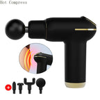 Hot Compress Percussion Massage Gun — Portable Electric Muscle Relaxer.