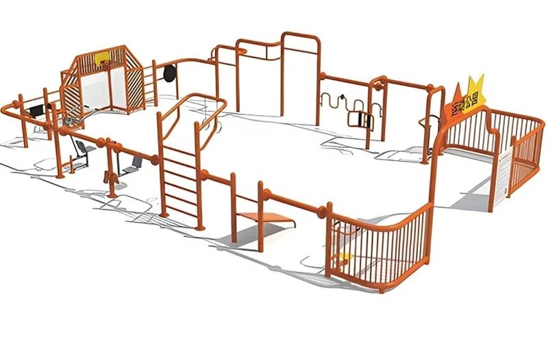 Hot Sale Kids Traction Bar Complex Workout Station Outdoor Fitness Equipment Physical Exercise Training Equipment for Kids ParkEstaliosFitEstaliosFit184447910;2026057;1778180017dWUOI