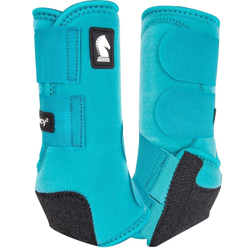 Horse Leg Boots - Classic Equine Legacy 2 Aqua Front