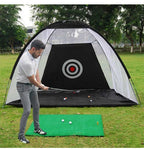 Indoor 2M Golf Practice Net Tent Golf Hitting Cage Garden Grassland Practice Tent Golf Training Equipment Mesh Mat Outdoor SwingEstaliosFitEstaliosFit183651659;20260421;1776809253xsdR8