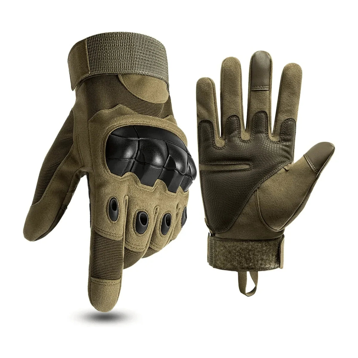 JupiterGear Tactical Military Airsoft Gloves for Outdoor Sports, Paintball, and Motorcycling with Touchscreen Fingertip CapabilityDC - JupiterGearEstaliosFitDC-2972670