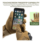 JupiterGear Tactical Military Airsoft Gloves for Outdoor Sports, Paintball, and Motorcycling with Touchscreen Fingertip CapabilityDC - JupiterGearEstaliosFitDC-2972670
